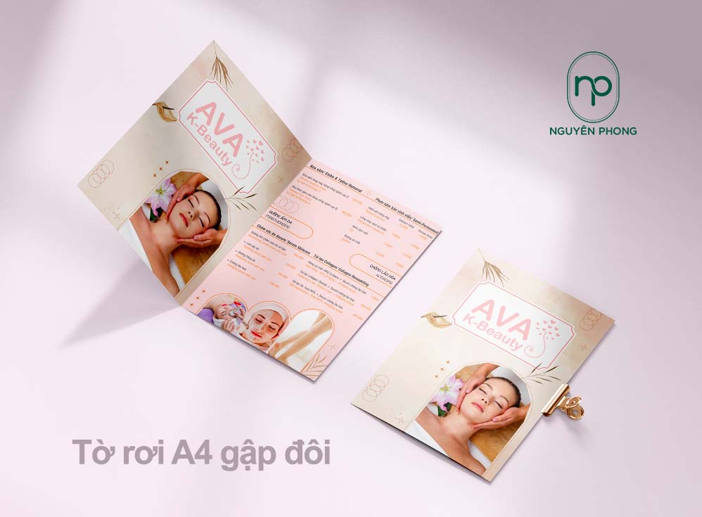 Mẫu tờ rơi mỹ phẩm 